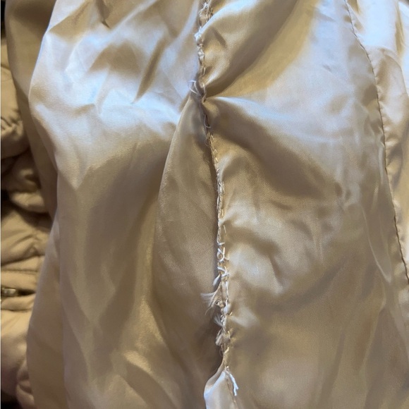 Copper Key Women's Quilted Puffer Jacket with Faux Fur Hood - Beige - Picture 14 of 14